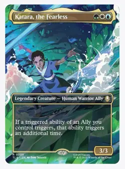 Katara, the Fearless (Borderless) Avatar: The Last Airbender Foil - Image 1