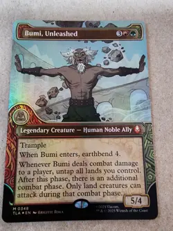 Bumi, Unleashed - #348 Foil (Showcase) Avatar: The Last Airbender - Mtg - Image 1