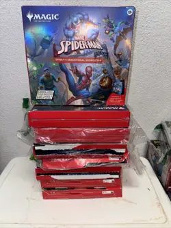 Damaged Box Magic The Gathering Spider-Man Spiders Sensational Showdown 8 Box’s - Image 1
