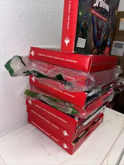 Damaged Box Magic The Gathering Spider-Man Spiders Sensational Showdown 8 Box’s - Image 3