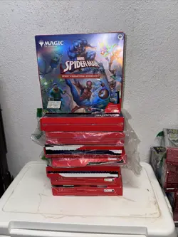 Damaged Box Magic The Gathering Spider-Man Spiders Sensational Showdown 8 Box’s - Image 5
