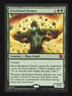 1x MTG Bristlebud Farmer - Outlaws of Thunder Junction: The Big Score (BIG) #17 - Image 1