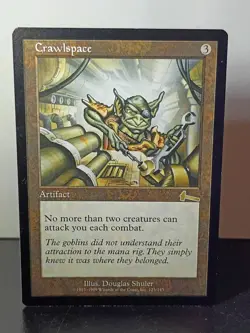 MTG Crawlspace Urza's Legacy 123/143 Regular Rare - Image 1