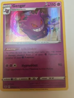 Pokemon Sword & Shield Gengar Holo Rare 85/202 - NM - Pack Fresh 085/202 - Image 1