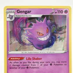 Gengar 85/202 - Sword & Shield Holo Rare Pokemon TCG Card Near Mint NM - Image 3