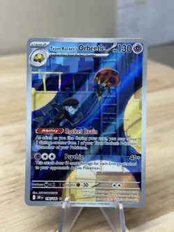 Pokemon TCG Team Rockets Orbeetle Destined Rivals 198/182 Illustration Rare NM - Image 1