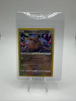 Radiant Eevee SWSH230 NM - Black Star Promo Pokemon GO Promo - Image 1