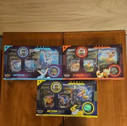 Pokemon TCG Eeveelution VMAX Premium Collection Set of 3 New Sealed - Image 1