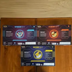 Pokemon TCG Eeveelution VMAX Premium Collection Set of 3 New Sealed - Image 2