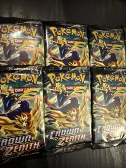 POKEMON TCG! 10x SWSH Crown Zenith BOOSTER PACK SEALED BRAND NEW - Image 4