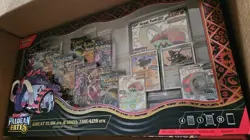 LOTx 3 Boxes Pokemon Paldean Fates Great Tusk Iron Threads EX Premium Collection - Image 1