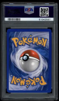 2007 Pokemon Mew Secret Wonders Holo Rare #15 PSA 9 Mint Swirl - Image 2
