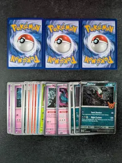 2024 Pokemon MIMIKYU/ GENGAR/ PIKACHU Trick Or Trade Master Set Holo Lots - Image 2
