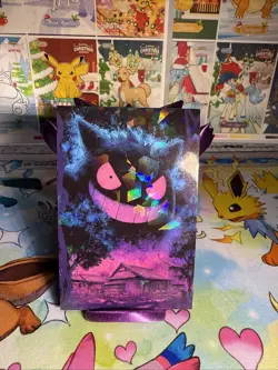 Cracked Ice Holo Gengar Halloween Database Set NON TCG Pokemon - Image 1
