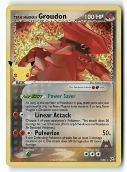 Team Magma's Groudon 9/95 Celebrations: Classic Collection Pokemon TCG NM - Image 1