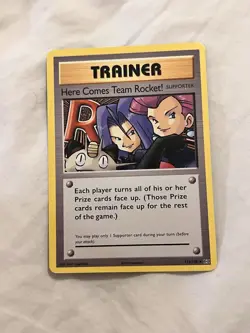 Here Comes Team Rocket! 113/108 Pokemon Evolutions Rare Non-Holo Secret NM - Image 1
