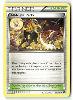 All-Night Party 96/122 XY - BREAKpoint Pokemon TCG NM - Image 1