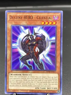 Destiny HERO - Celestial Common OP18-EN017 NM Yugioh Fresh Pull - Image 1