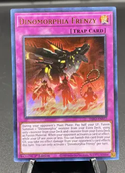 Yu-Gi-Oh! TCG Dinomorphia Frenzy Dimension Force DIFO-EN077 1st Edition Ultra... - Image 1