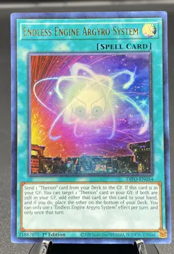 Yugioh! Endless Engine Argyro System, DIFO-EN054,1st Edition, Ultra Rare - Image 1