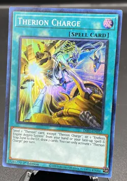 THERION CHARGE DIFO-EN055 1ST ED DIMENSION FORCE YUGIOH (SUPER, NM) - Image 1