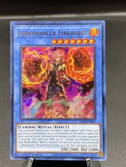 Yu-Gi-Oh! TCG Libromancer Fireburst Dimension Force DIFO-EN087 1st Edition Ultra - Image 1