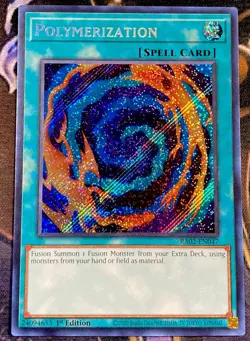 Yugioh - Polymerization Holographic Secret Rare 1st Edition - Image 1