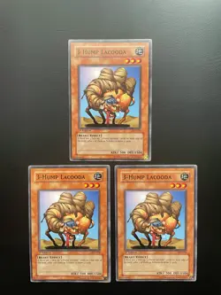 Yugioh 3-Hump Lacooda AST-070 Common 1st Edition LP X3 - Image 1
