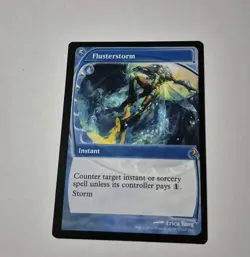 MTG Flusterstorm Future Sight Frame Regular NM Card Mystery Booster 2 - Image 1
