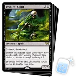 PESTILENT SPIRIT X4 Ravnica Allegiance RNA Magic MTG MINT CARD - Image 1