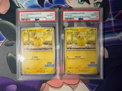 Pikachu Illustration Contest 2024 English Japanese Sequential PSA10 (2 Cards) - Image 1