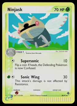 Pokemon Card - Ninjask Dragon 38/97 Uncommon Reverse Holo - Image 1