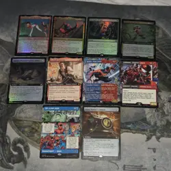 MTG Spider-Man : All Rares, Borderless, Foils Mix Lot • 10 - Image 1