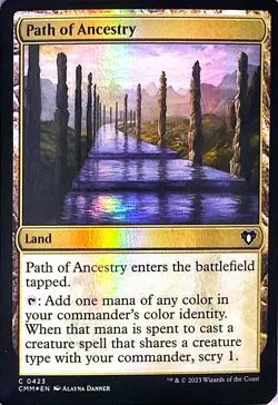 Path of Ancestry Foil C Commander Masters 423 NM - Image 1