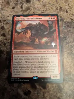 Moraug, Fury of Akoum - MTG - Zendikar Rising - Regular Promo - NM - Image 1