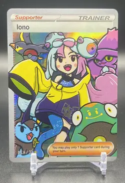 Iono #32 - After Skool Hobby - Generation One Pokemon Fan Art Non-TCG Trainer - Image 1