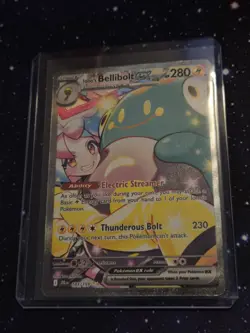 2025 Pokemon SV Journey Together Iono's Bellibolt ex #183/159 SIR - Image 4