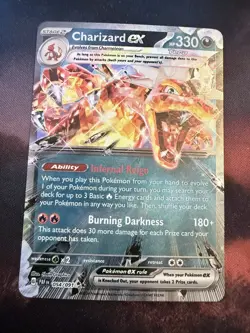 Charizard ex Double Rare 054/091 - SV: Paldean Fates - Pokemon TCG - NM Holo - Image 1