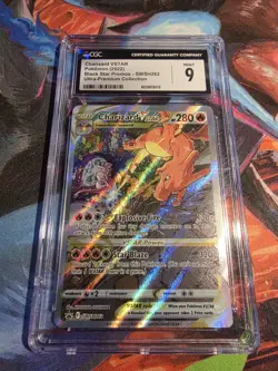 CGC 9 Charizard VSTAR Mint SWSH262 Black Star Promos Ultra Premium UPC Pokemon - Image 1