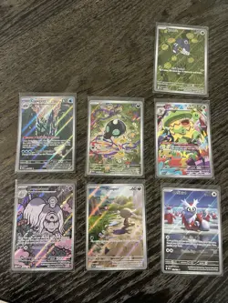Pokemon TCG Illustration Rare Lot Of 7 - Image 1