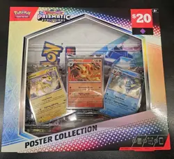Pokemon TCG Scarlet & Violet Prismatic Evolutions Poster Collection Box Eevee - Image 1