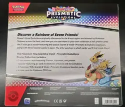 Pokemon TCG Scarlet & Violet Prismatic Evolutions Poster Collection Box Eevee - Image 2
