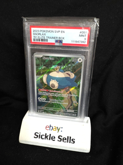 Snorlax 051 Promo 2023 Pokemon SVP EN 151 Elite Trainer Box - PSA 9 (MINT) - Image 1