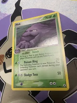 Pokemon TCG Holo Muk 11/92 EX Legend Maker LP+ - Image 2