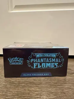Auc#3 Pokemon Mega Evolution Phantasmal Flames Elite Trainer Box ETB Sealed New - Image 5