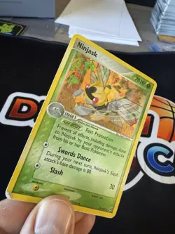Pokemon NINJASK 13/107 EX DEOXYS HOLO RARE Pokemon Nintendo 2005 Vtg DMG - Image 2