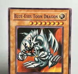 Blue-Eyes Toon Dragon SDP-020 (MP) •MISPRINT• 1st Edition Common Yu-Gi-Oh! 1996 - Image 5