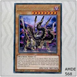 Gizmek Orochi, the Serpentron Sky Slasher - AMDE-EN048 - Rare 1st Edition Yugioh - Image 1