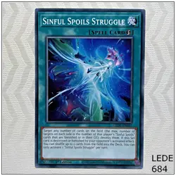 Sinful Spoils Struggle - LEDE-EN057 - Common 1st Edition Yugioh - Image 1