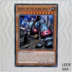 Golgoil the Steel Seismic Smasher - LEDE-EN026 - Common 1st Edition Yugioh - Image 1